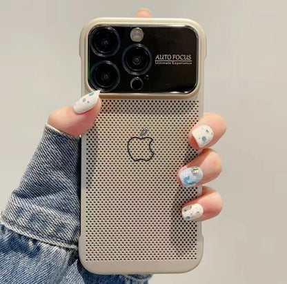 New Apple phone case, breathable, heat dissipating, frameless