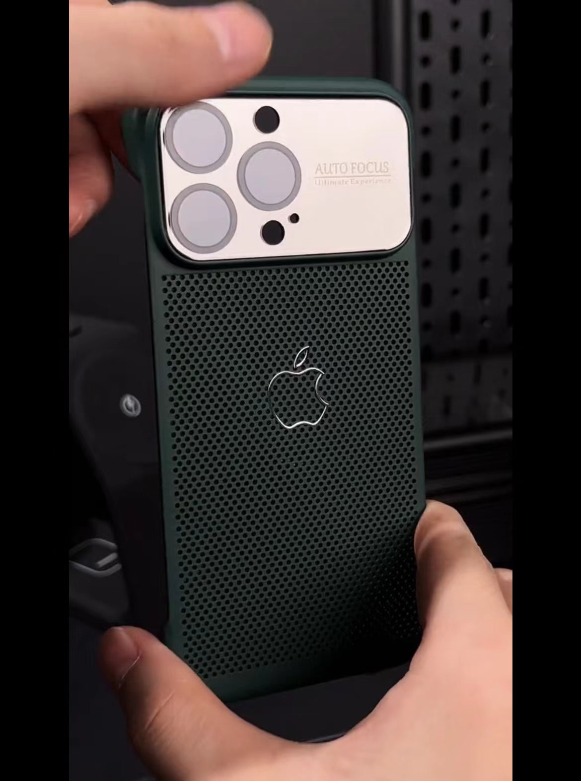 New Apple phone case, breathable, heat dissipating, frameless