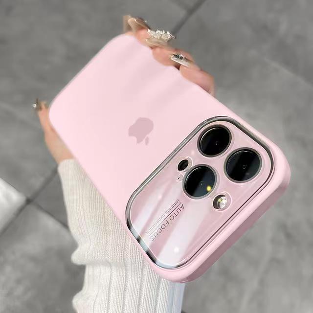 New Liquid Silicone Large Window Full Cover Shockproof Case for iPhone 16-11