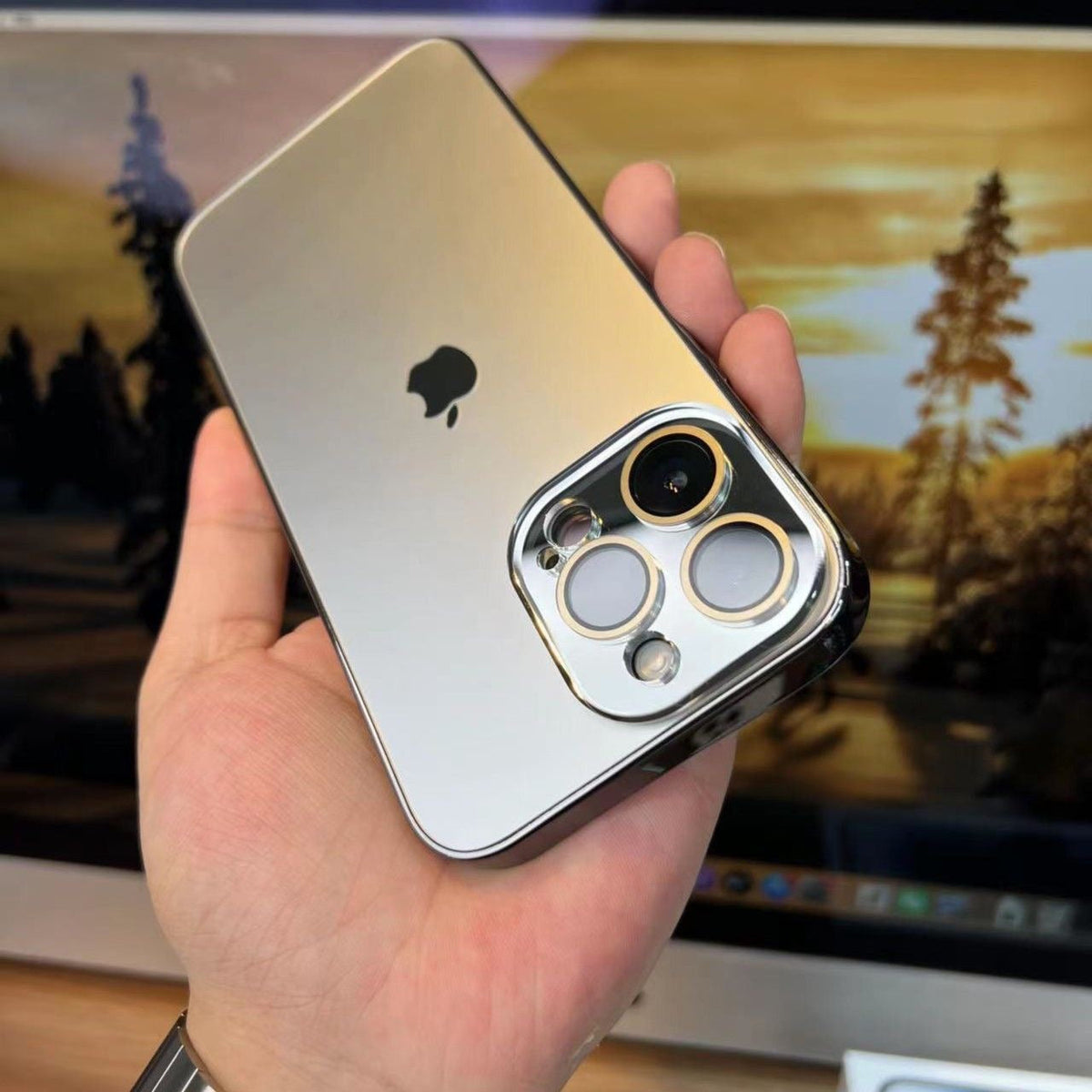 Comes with lens film, new Apple phone case, nano AG matte 16/15/14/13/12/11 trendy