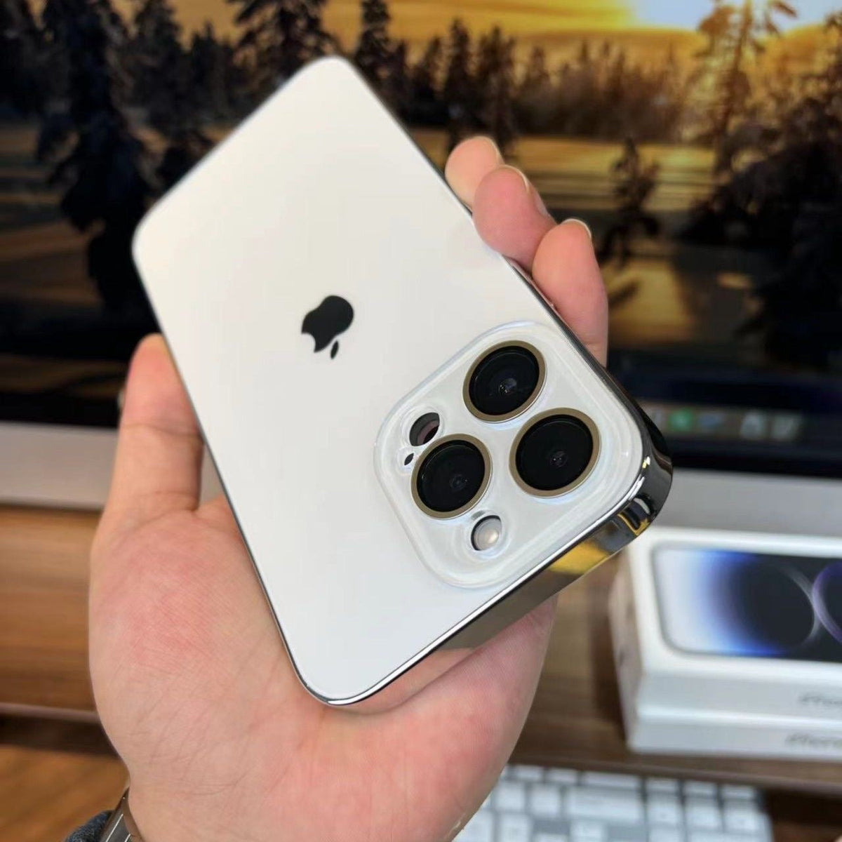 Comes with lens film, new Apple phone case, nano AG matte 16/15/14/13/12/11 trendy