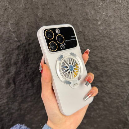 Apple 15-11 poŝtelefona ŝelo kreiva giroskopa malkunprema krampo magneta ŝarga protekta ŝelo