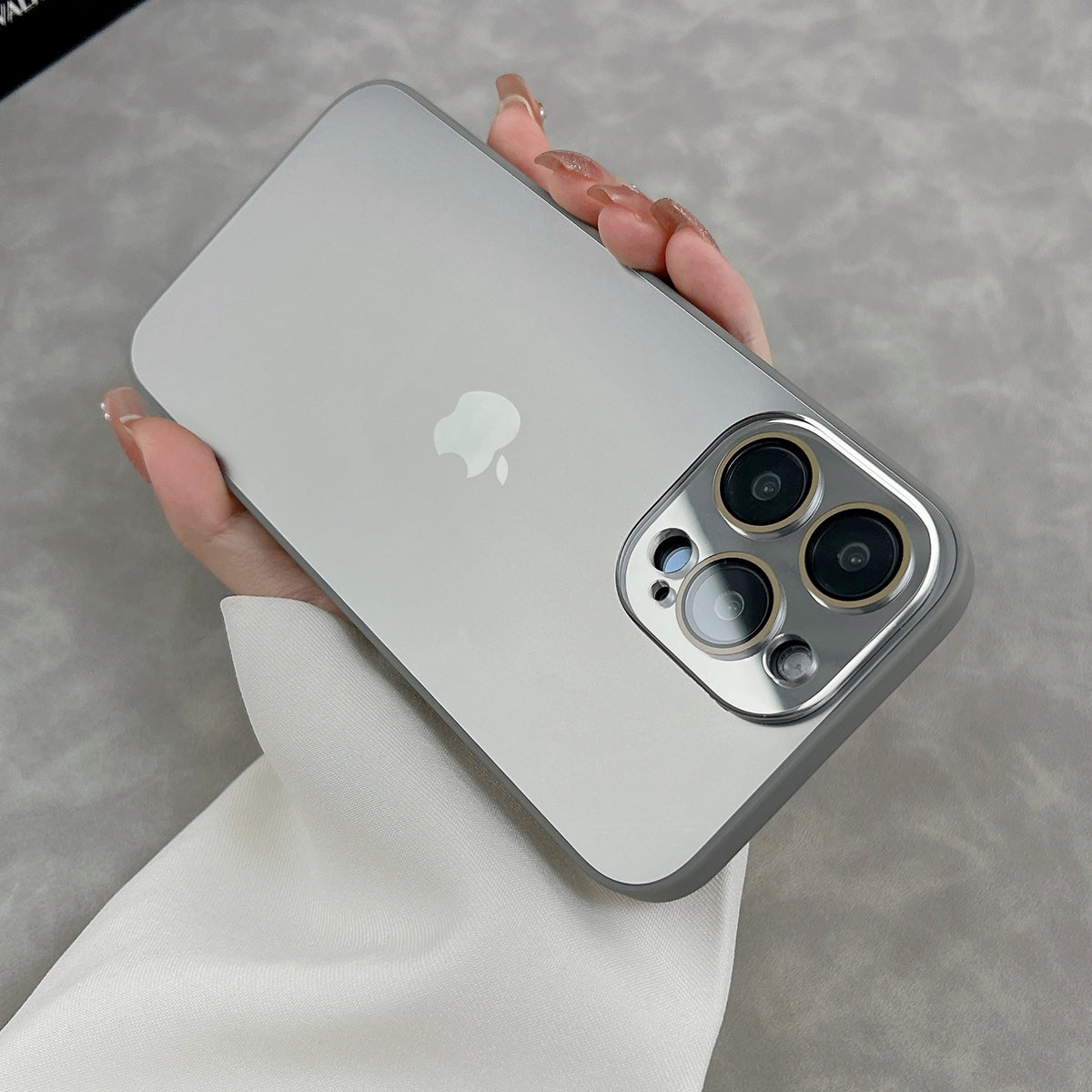 Apple 15-11 series new model. Frosted glass mobile phone case, simple and personalized frosted glass case
