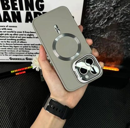Apple 15-13 magnetic lens holder frosted high-grade anti-fall ultra-thin protective case
