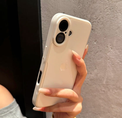 خصر جديد عالي الجودة غير لامع مناسب لجهاز iPhone 16-12 بسيط ومضاد للسقوط 