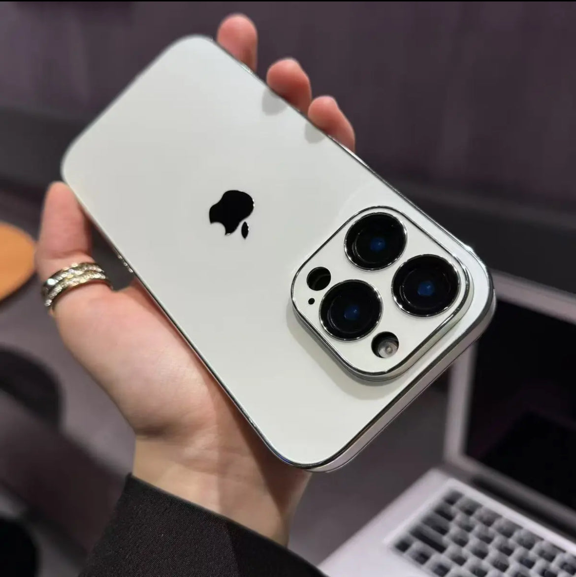 يأتي iPhone 16/13 مع عدسة واقية Nano AG حافظة صلبة من البولي كربونات