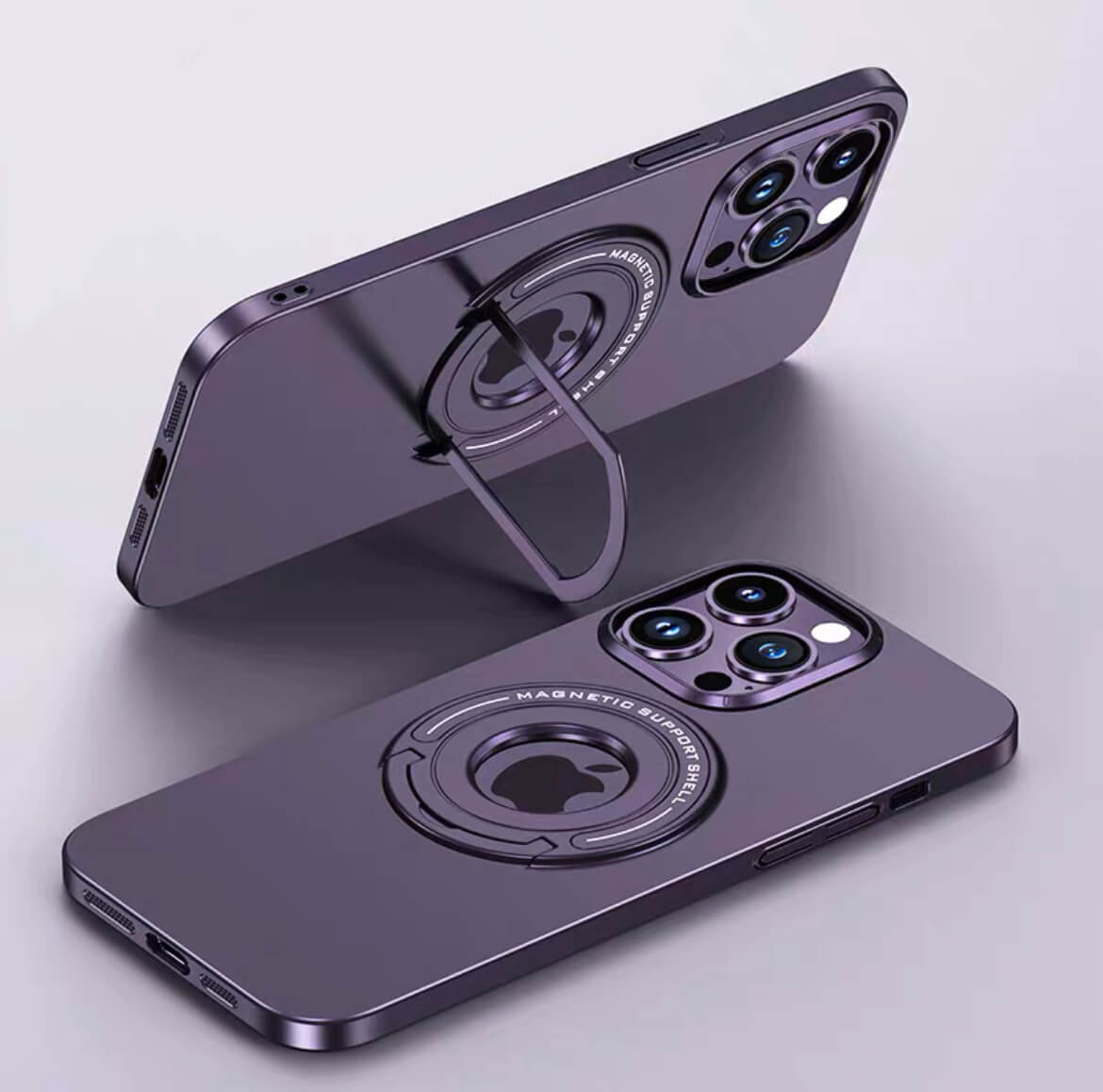 PC invisible stand Magsafe iPhone case