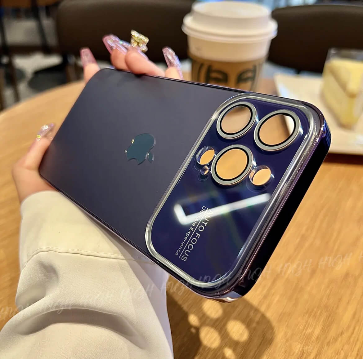 iPhone 16-11AG Glass Backplane Lens Integrated Phone Case