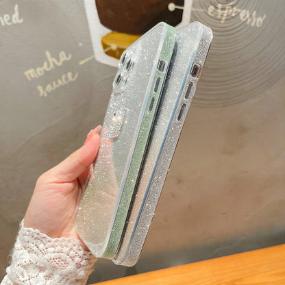 Beautiful Swan Sparkling Gradient iPhone case