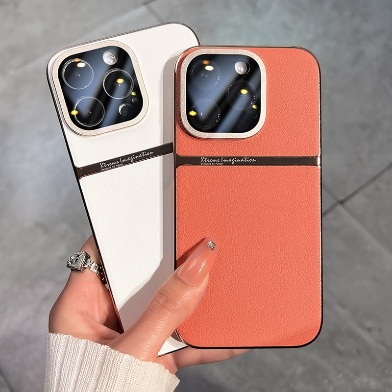 Bumper Camera Lens Full Protection Plating Case For iPhone