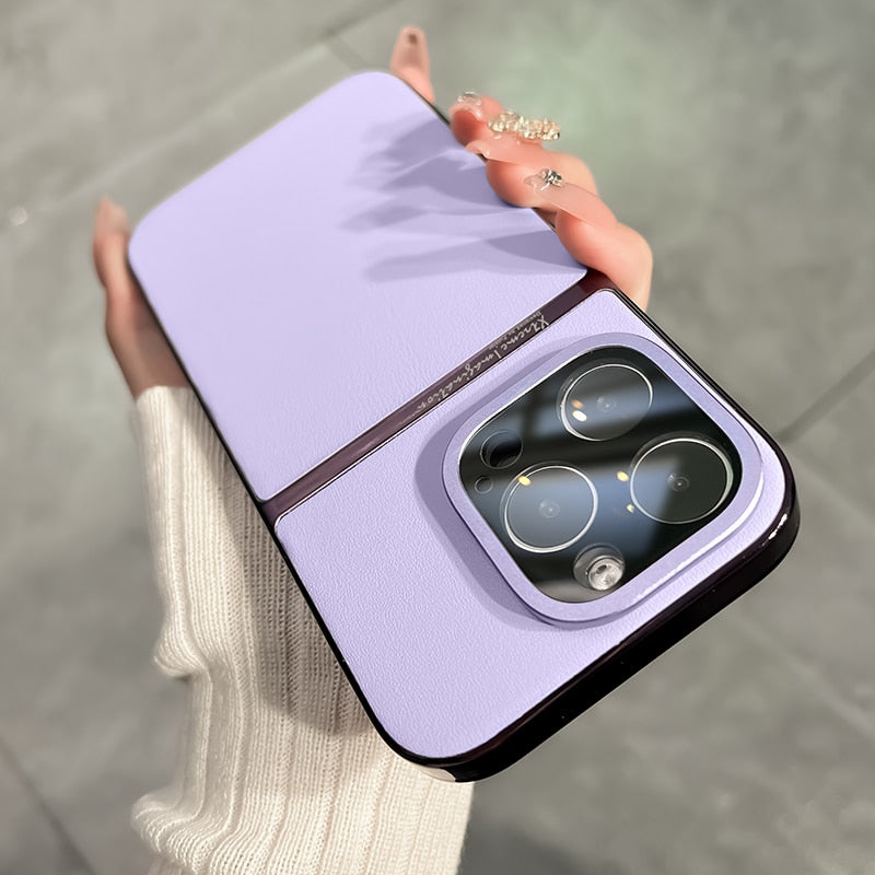 Bumper Camera Lens Full Protection Plating Case For iPhone