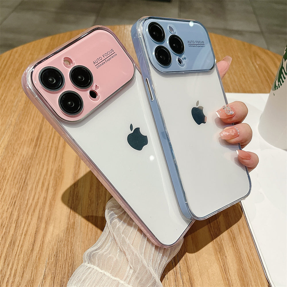 Big Window Camera Film Protection Case for iPhone