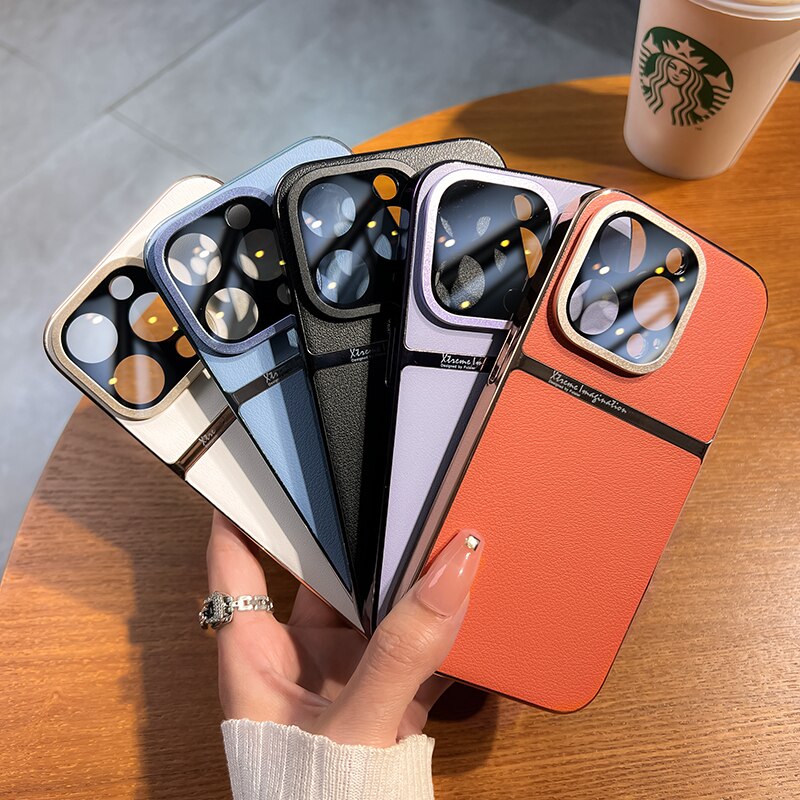 Bumper Camera Lens Full Protection Plating Case For iPhone